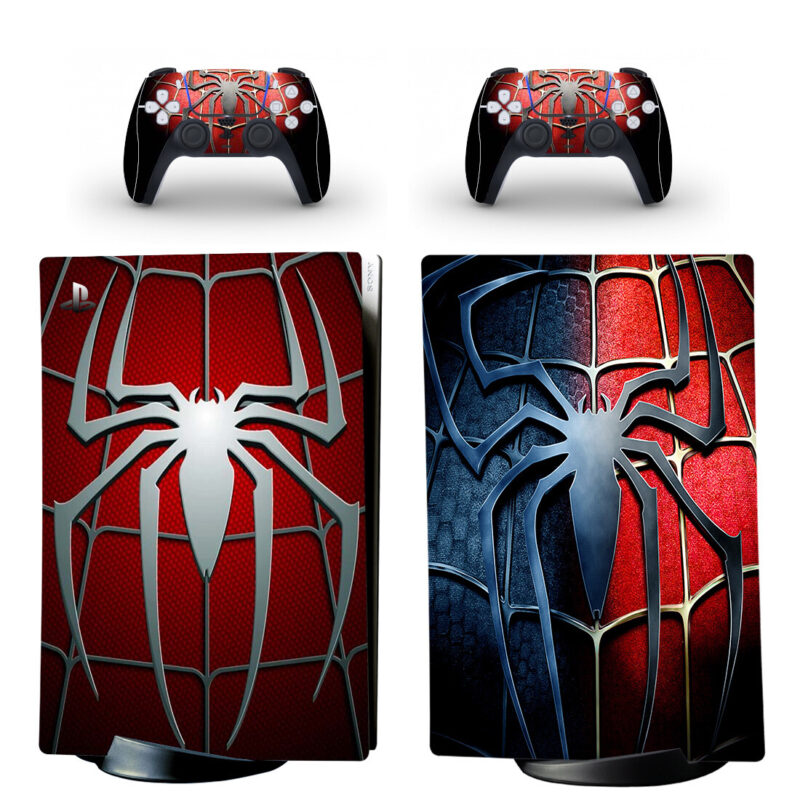 Spiderman PS5 Skin Sticker Decal Design 3