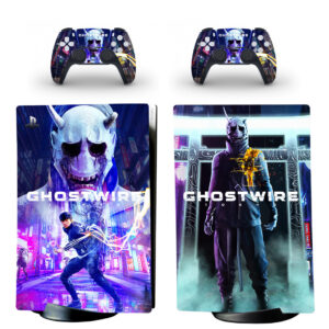 Ghostwire Tokyo Skin Sticker For PS5 Skin And Controllers