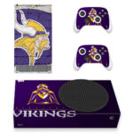 Minnesota Vikings Skin Sticker Cover For Xbox Series S And Controllers