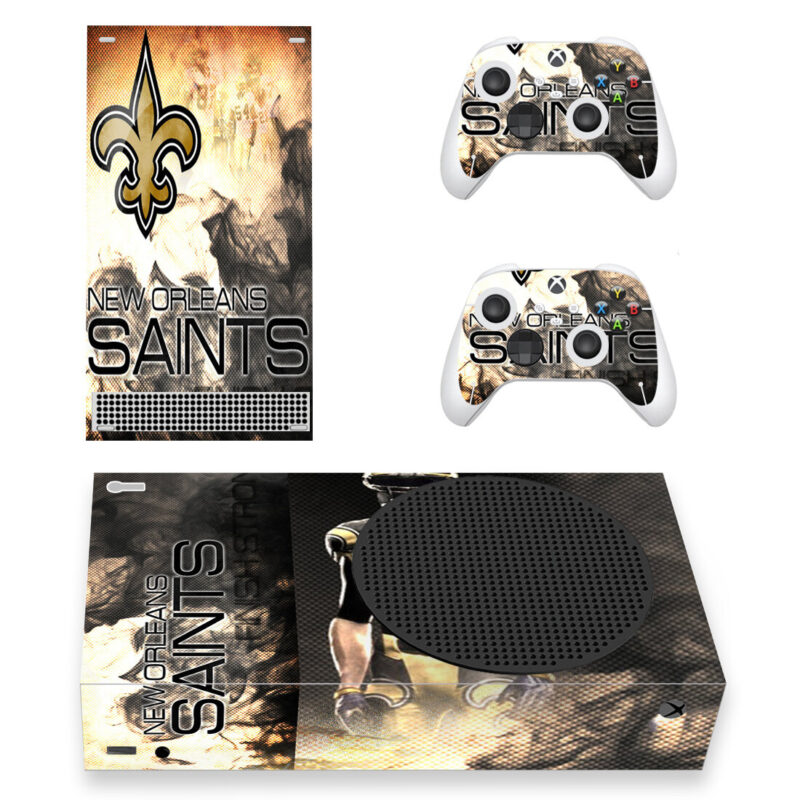 New Orleans Saints Skin Sticker Cover For Xbox Series S And Controllers