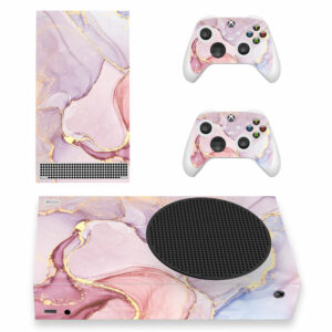 Gold Pink Marble Skin Sticker Decal Cover For Xbox Series S