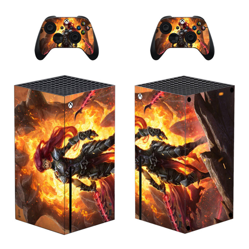 Dark Siders Design 1 Skin Sticker Decal Cover for Xbox Series X