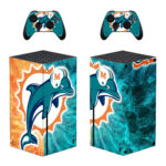 Miami Dolphins Skin Sticker Decal Cover for Xbox Series X