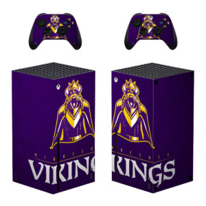 Minnesota Vikings Xbox Series X Skin Sticker Decal