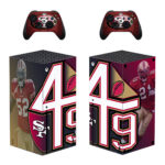 San Francisco 49 Skin Sticker Decal for Xbox Series X