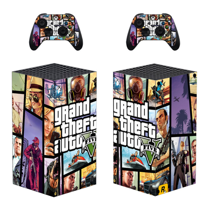 Grand Theft Auto V Skin Sticker Decal for Xbox Series X