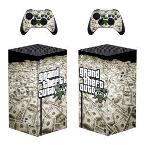 Grand Theft Auto V Skin Sticker For Xbox Series X And Two Controllers