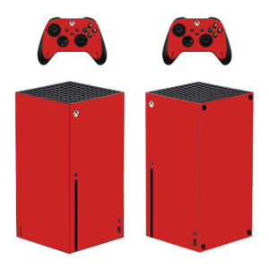 Blood Red Color Skin Sticker Decal Cover for Xbox Series X