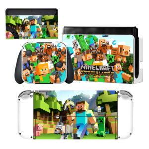 Minecraft Nintendo Switch OLED Skin Sticker Decal Design 2