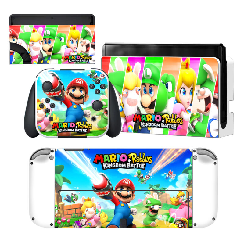 Mario Rabbids Skin Sticker For Nintendo Switch OLED