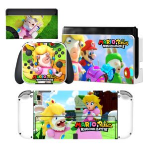 Mario Rabbids Skin Sticker For Nintendo Switch OLED Design 3