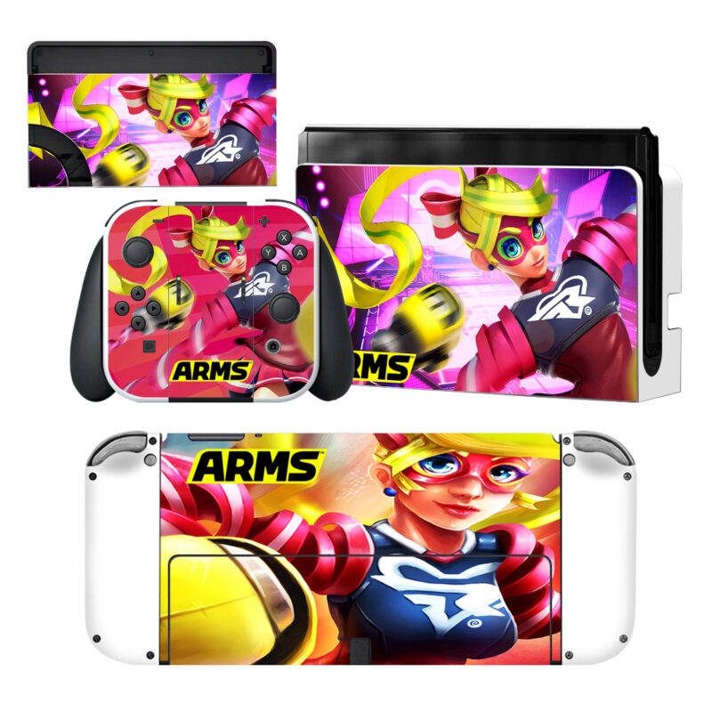 Arms Skin Sticker For Nintendo Switch OLED Design 2