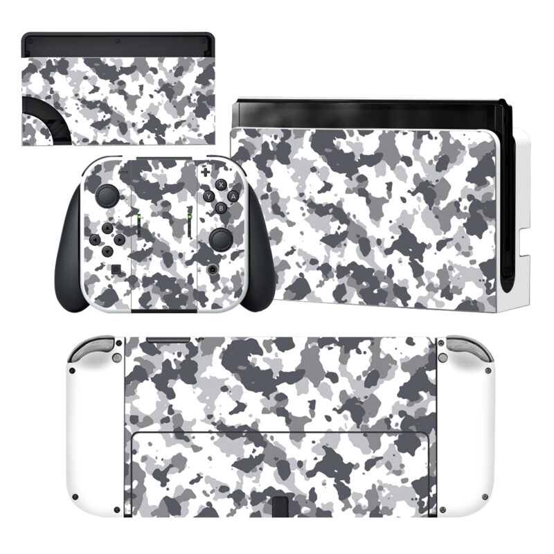 Camouflage Nintendo Switch OLED Skin Sticker Decal