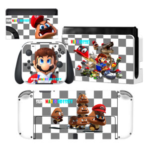 Super Mario Odyssey Nintendo Switch OLED Skin Sticker Decal