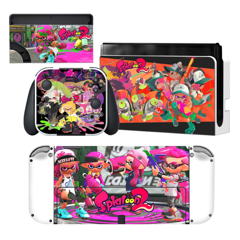 Splatoon II Nintendo Switch OLED Skin Sticker Decal