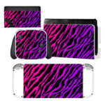 Colorful Zebra Pattern Nintendo Switch OLED Skin Sticker Decal