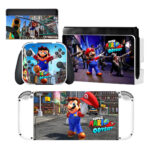 Super Mario Odyssey Nintendo Switch OLED Skin Sticker Decal Design 1