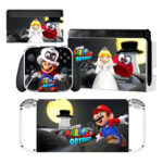 Super Mario Odyssey Skin Sticker For Nintendo Switch OLED Design 1