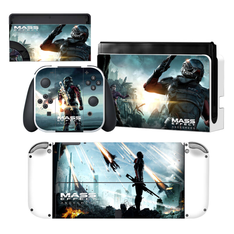 Mass Effect Andromeda Skin Sticker For Nintendo Switch OLED Design 1