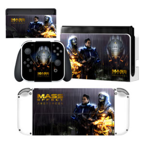 Mass Effect Andromeda Nintendo Switch OLED Skin Sticker Decal Design 2