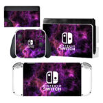 Retro Purple Nintendo Switch OLED Skin Sticker Decal