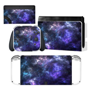 Galaxy Skin Sticker For Nintendo Switch OLED Design 1