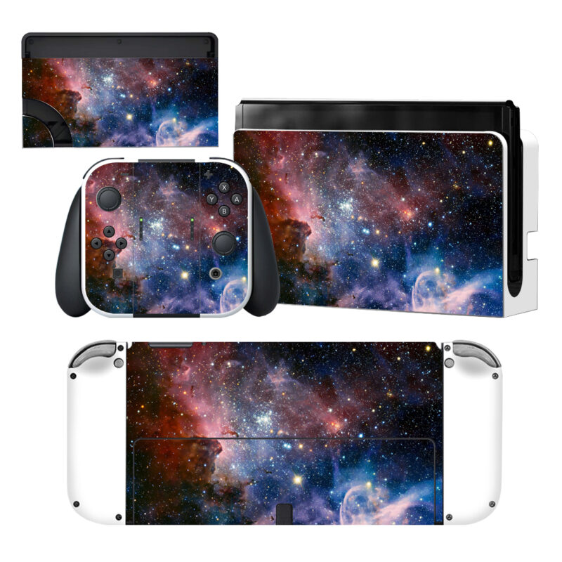 Galaxy Nintendo Switch OLED Skin Sticker Decal Design 2