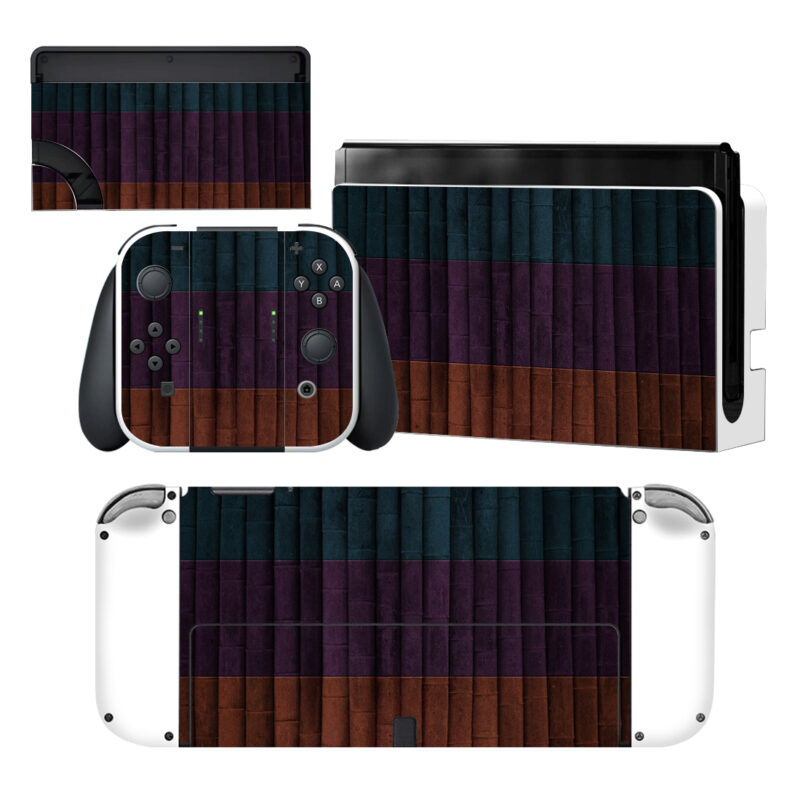 Colorful Brick Nintendo Switch OLED Skin Sticker Decal