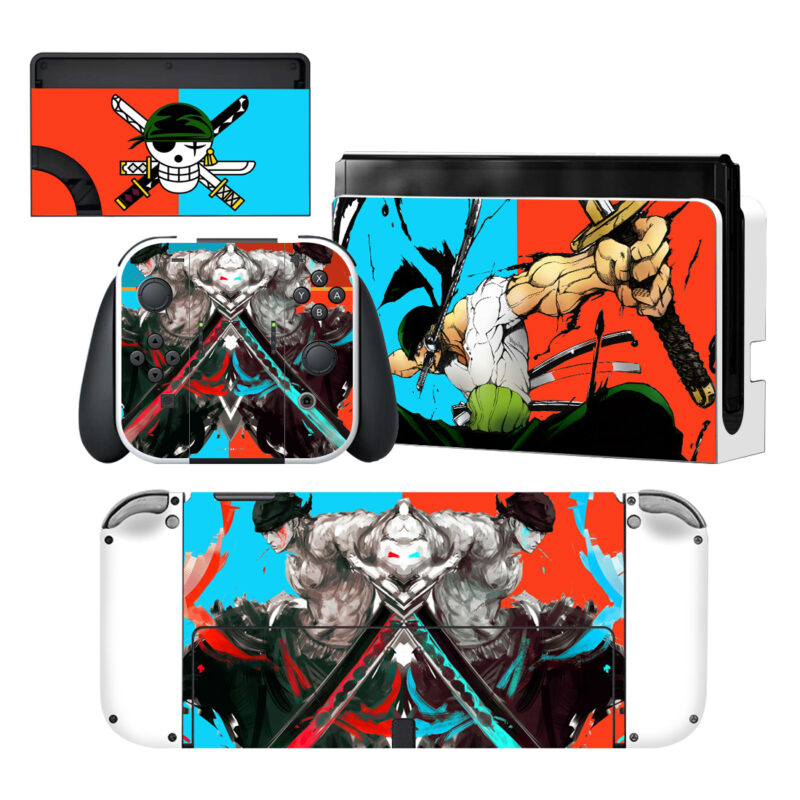 One Piece Zoro Skin Sticker For Nintendo Switch OLED