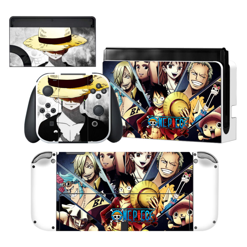 One Piece Skin Sticker For Nintendo Switch OLED Design 4