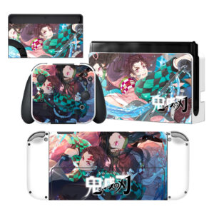 Demon Slayer Kimetsu No Yaiba Nintendo Switch OLED Skin Sticker Decal