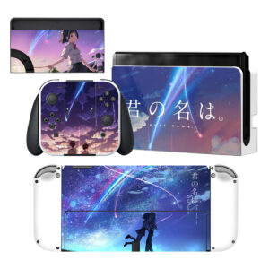 Kimi No Na Wa Nintendo Switch OLED Skin Sticker Decal