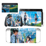 Kimi No Na Wa Skin Sticker For Nintendo Switch OLED Design 1