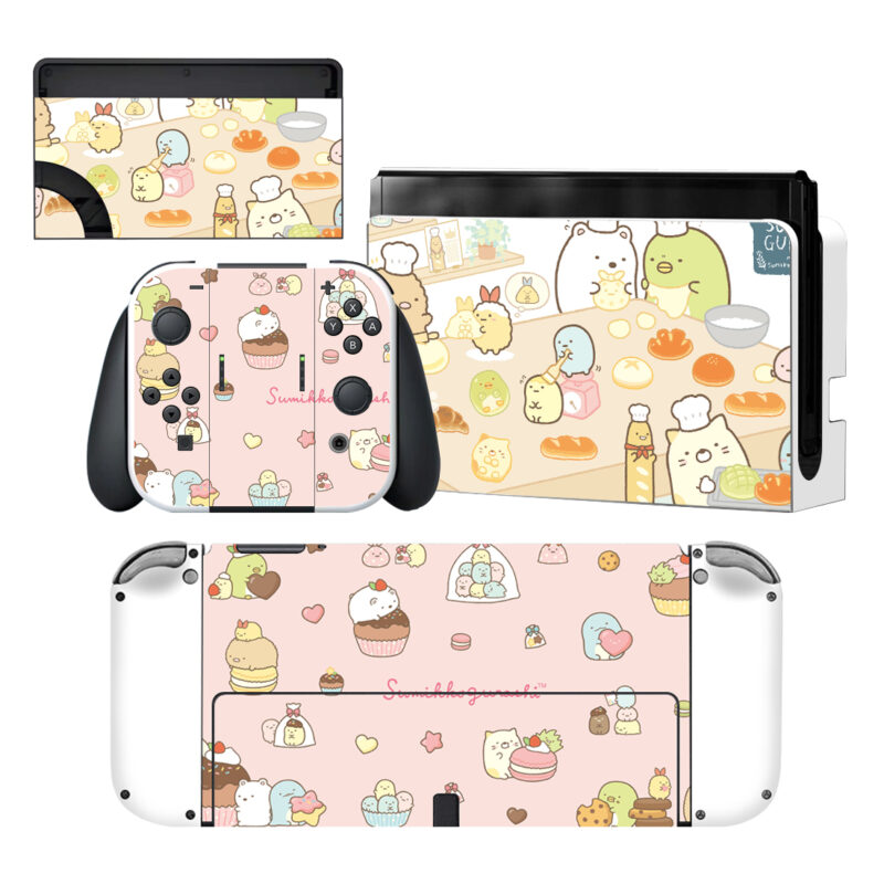 Sumikko Gurashi Skin Sticker For Nintendo Switch OLED Design 1