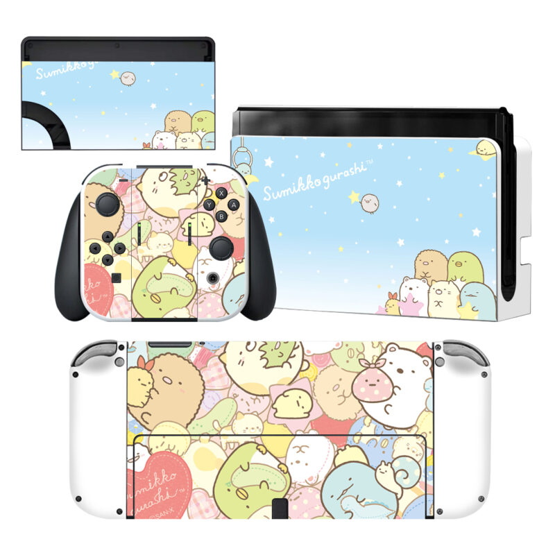 Sumikko Gurashi Skin Sticker For Nintendo Switch OLED Design 2