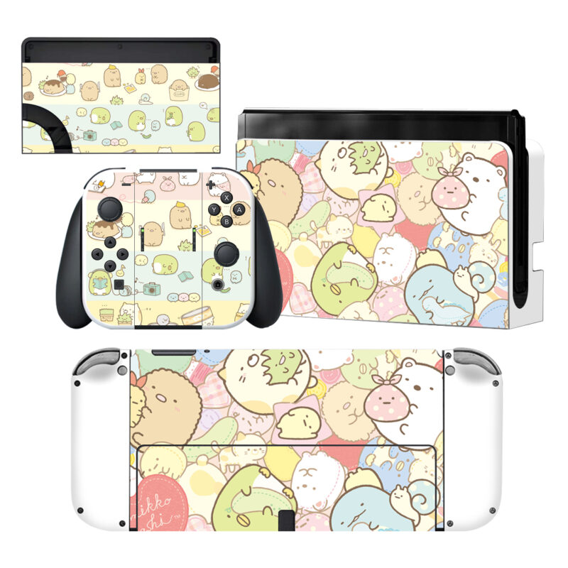 Sumikko Gurashi Nintendo Switch OLED Skin Sticker Decal Design 2