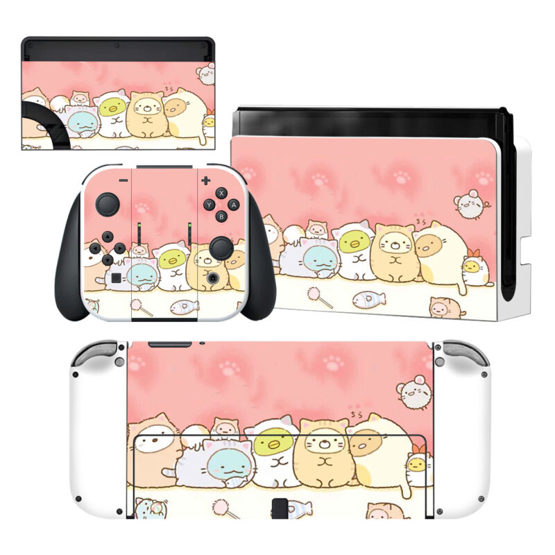 Sumikko Gurashi Skin Sticker For Nintendo Switch OLED Design 3