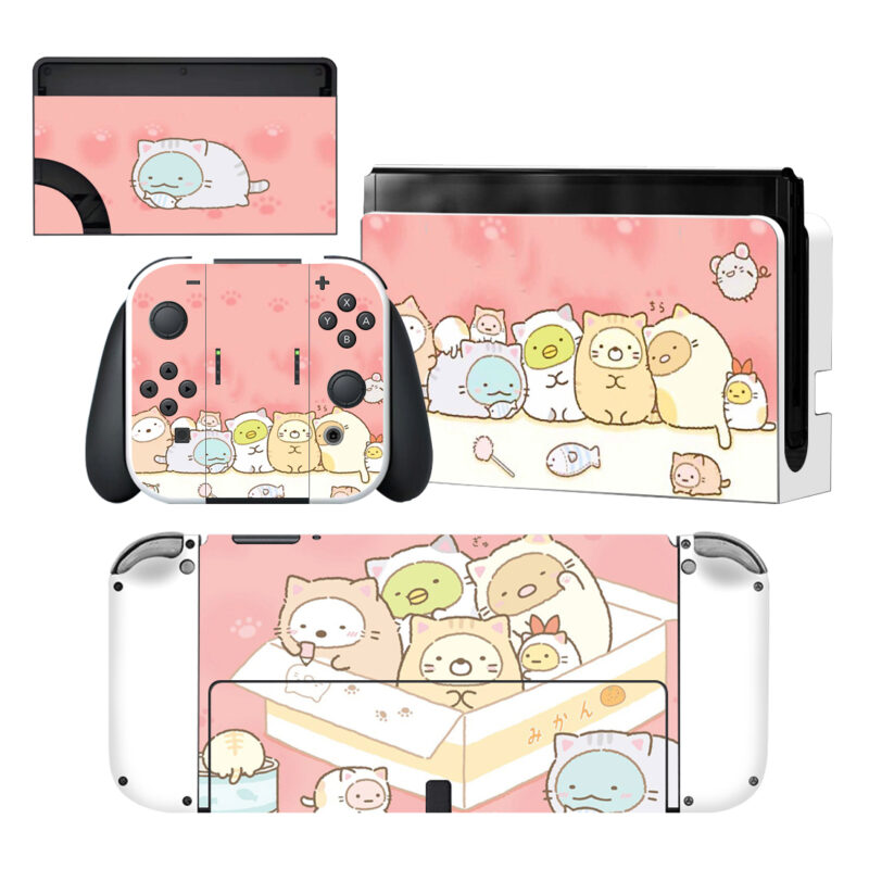 Sumikko Gurashi Skin Sticker For Nintendo Switch OLED Design 4