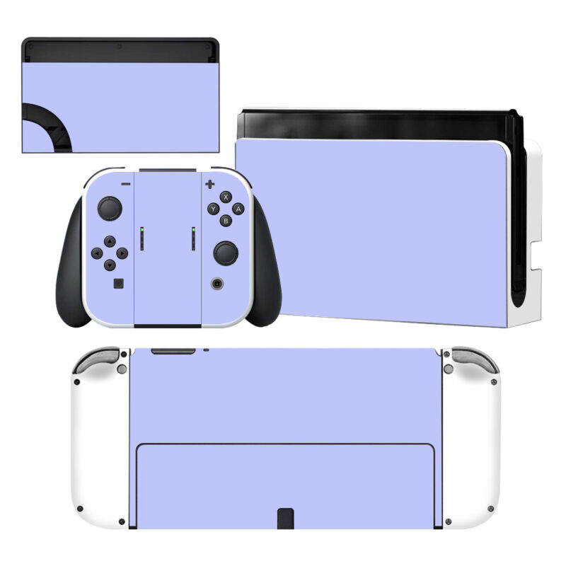 Blue Color Skin Sticker For Nintendo Switch OLED