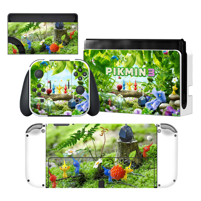 Pikmin III Skin Sticker For Nintendo Switch OLED