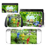 Pikmin III Skin Sticker For Nintendo Switch OLED Design 1