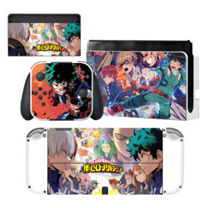 My Hero Academia Nintendo Switch OLED Skin Sticker Decal Design 2