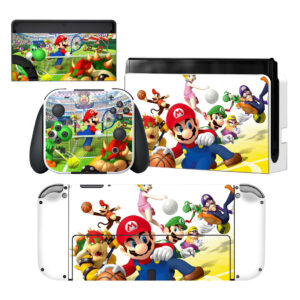 Mario Sports Mix Skin Sticker For Nintendo Switch OLED