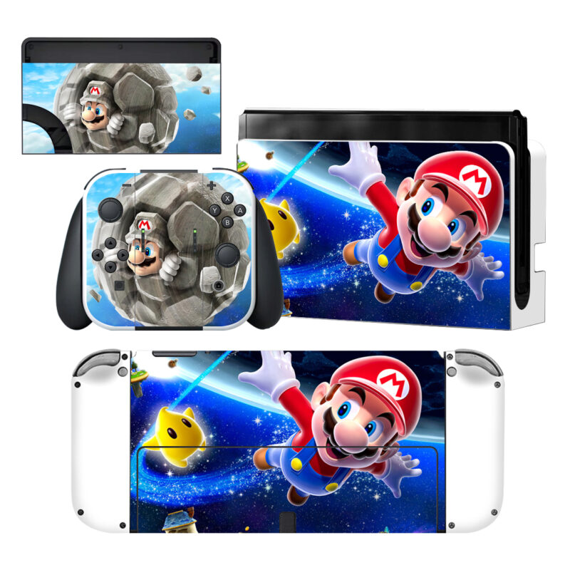 Super Mario Skin Sticker For Nintendo Switch OLED Design 3