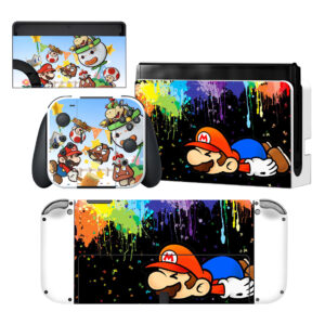 Super Mario Nintendo Switch OLED Skin Sticker Decal Design 3