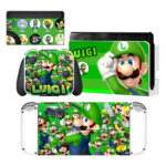 Luigi Skin Sticker For Nintendo Switch OLED