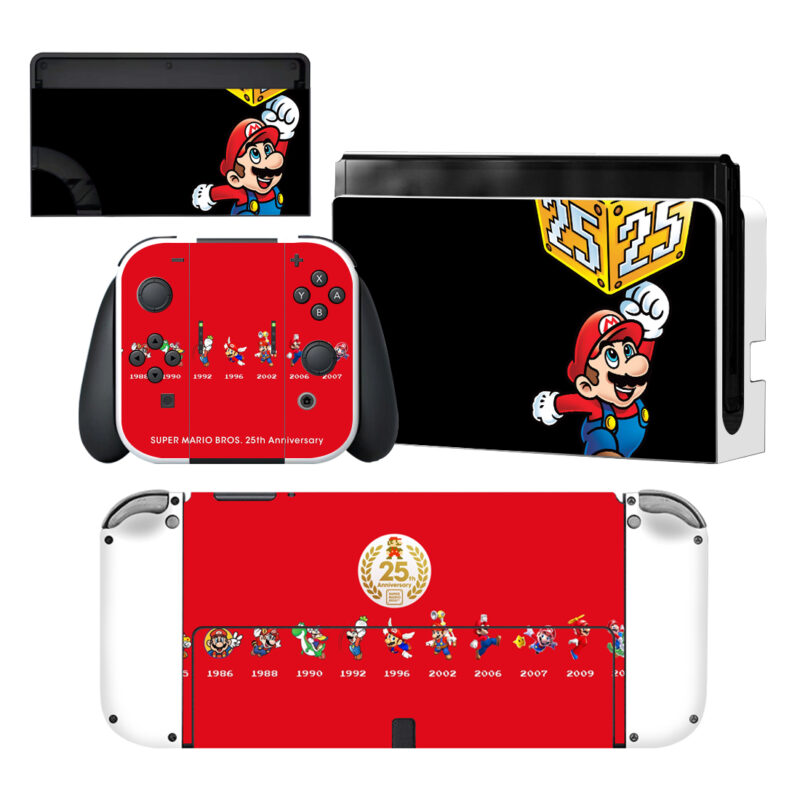 Super Mario Bros Skin Sticker For Nintendo Switch OLED Design 3