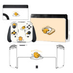 Gudetama Nintendo Switch OLED Skin Sticker Decal design 1