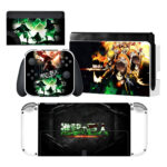 Attack On Titan Skin Sticker For Nintendo Switch OLED Design 1