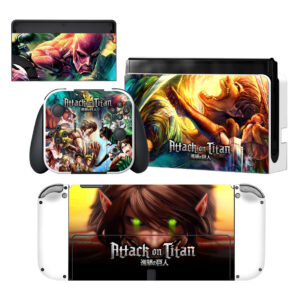 Attack On Titan Skin Sticker For Nintendo Switch OLED Design 2